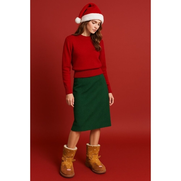 Mini Boden Real Fur Deer Boots Brown Real Fur Lined Ankle Zip Winter Shoes Siz39 - Picture 12 of 12